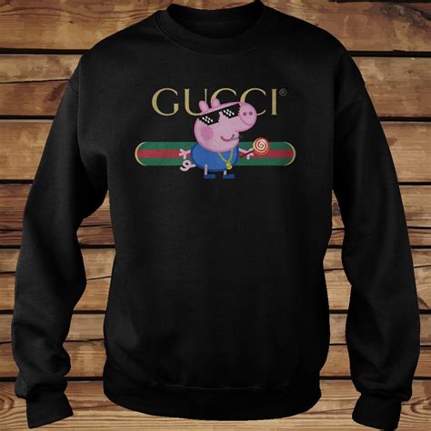 gucci peppa pig wallet|Gucci flying pig sweatshirt.